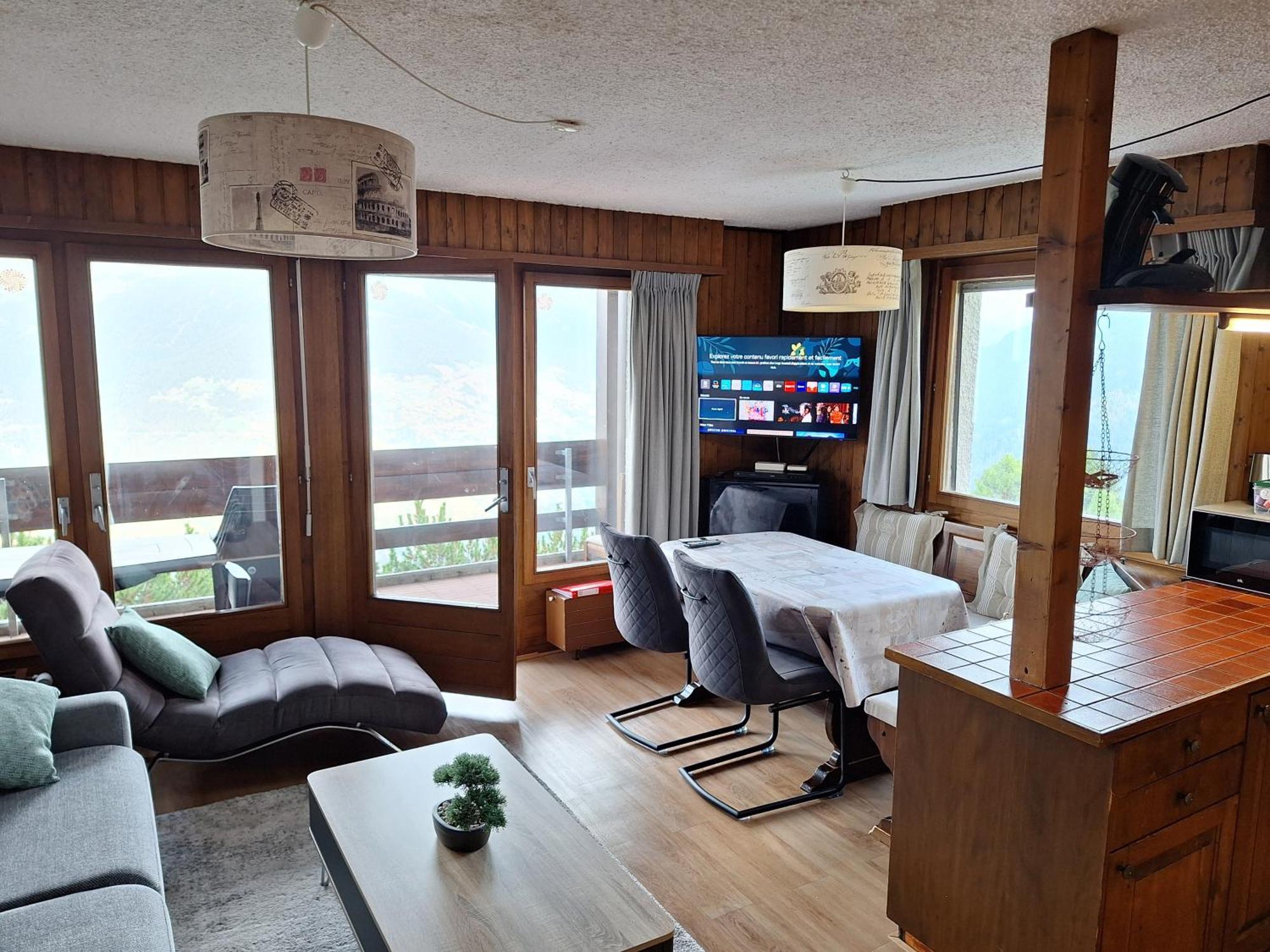 Les Collons1800- Bel 2pieces-4 Pers-piscine-sauna-parking Int-wifi Gratuit *